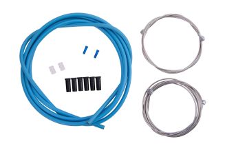 Set cablu + camasa frana CONTEC Neostop fata/spate - Blue